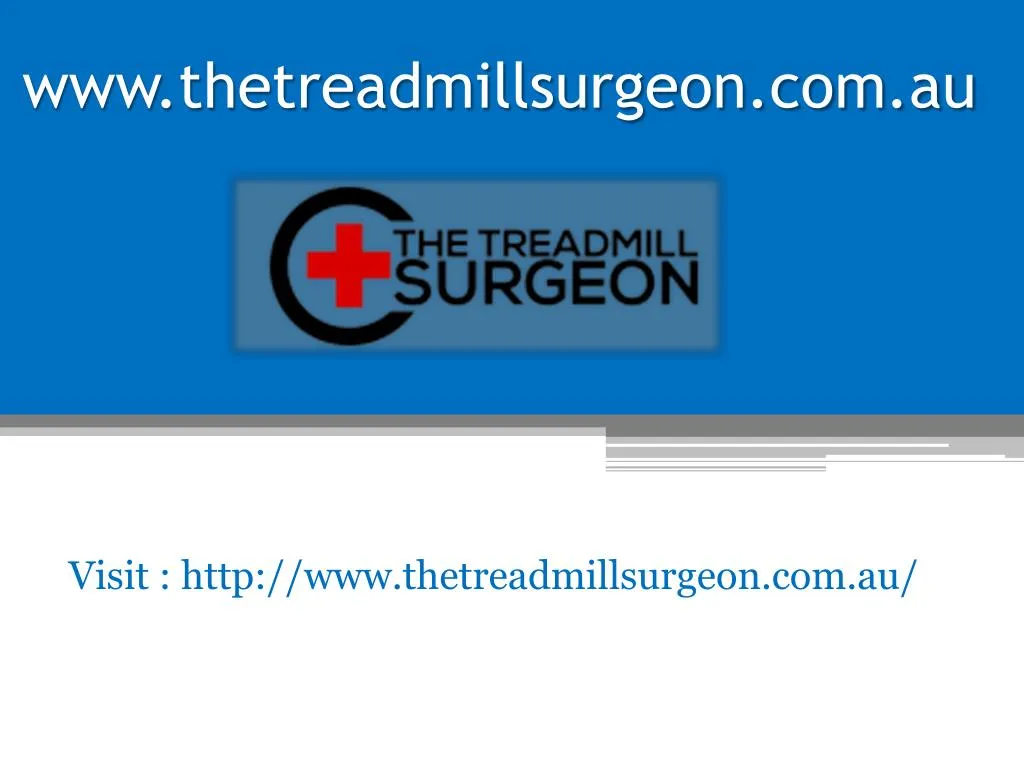 www thetreadmillsurgeon com au