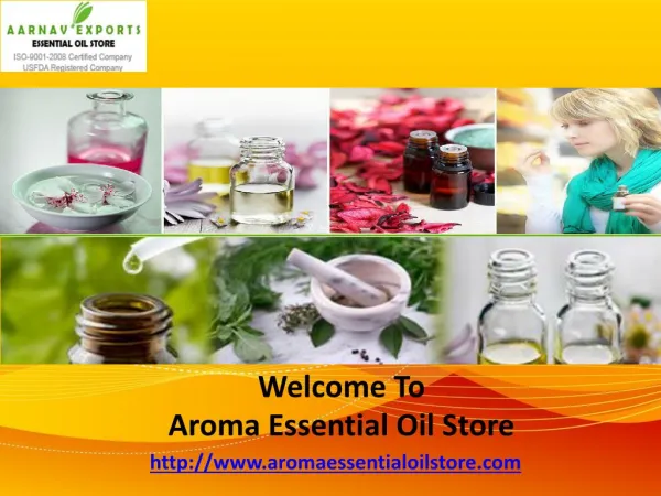 Aromatherpy Oil Suppliers in India