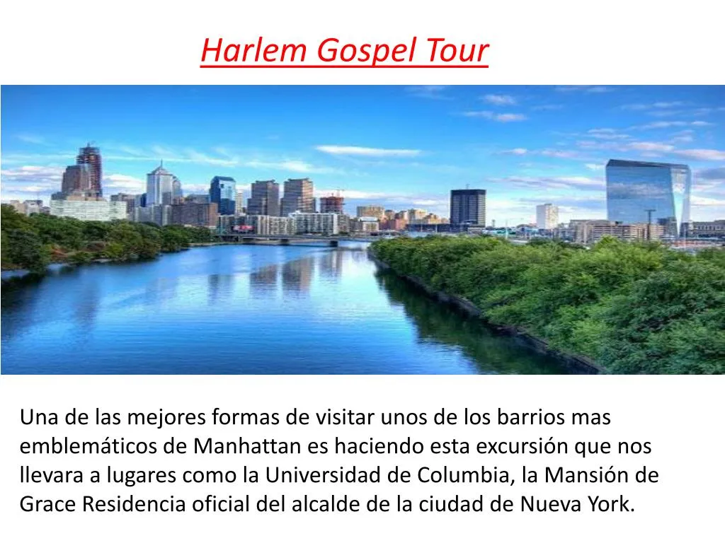 harlem gospel tour