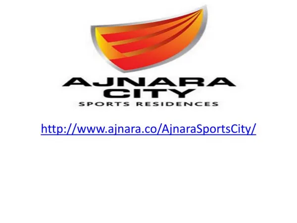 Ajanra Sports City 4 BHK villas