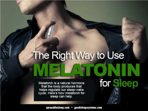 The Right Way to Use MELATONIN for Sleep