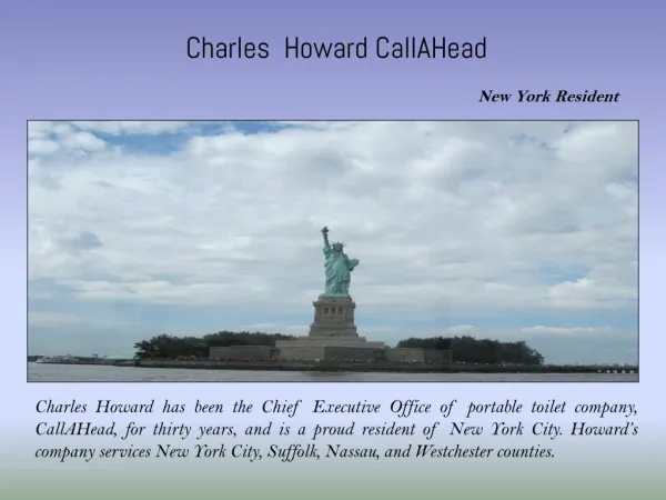 Charles Howard CallAHead New York Resident