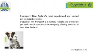 Pet services - slide 1