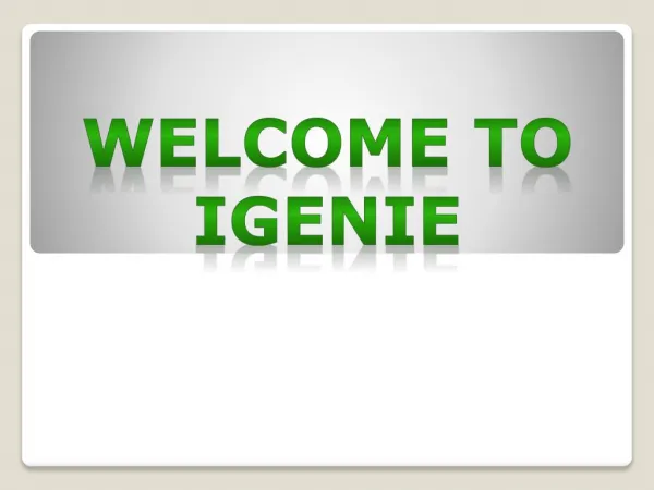 Igenie Provides All Home Services