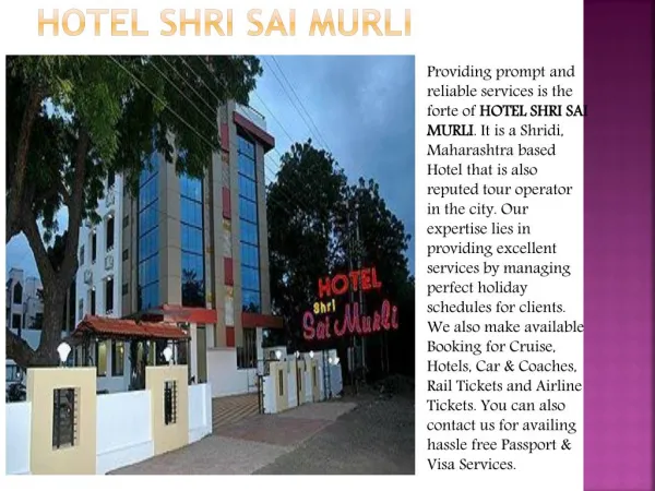 Hotel Sai Sai Murli