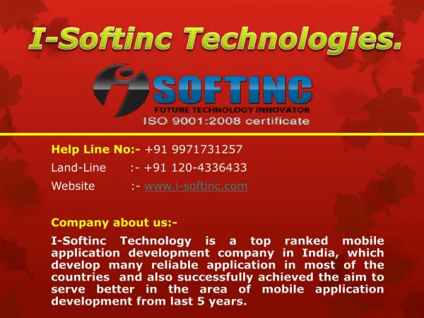 Best Mobile application development company in India, Delhi NCR