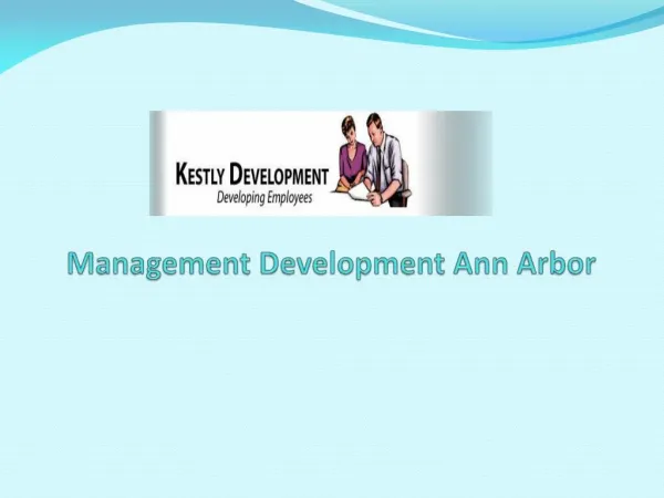 Management Development Ann Arbor