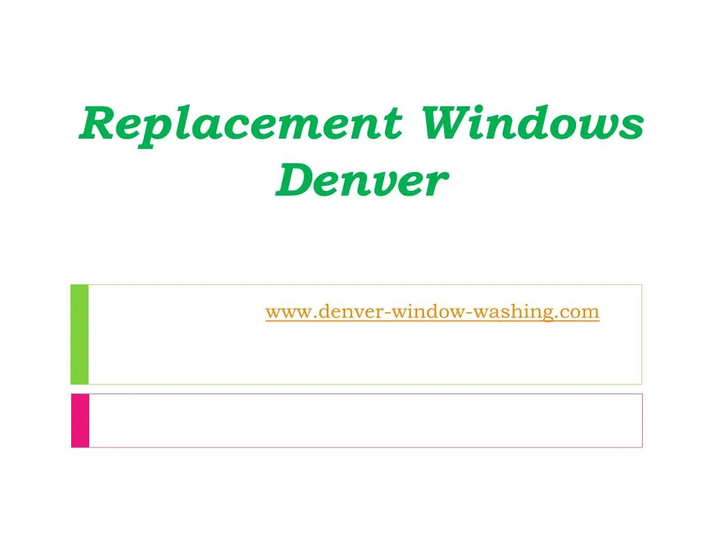 replacement windows denver
