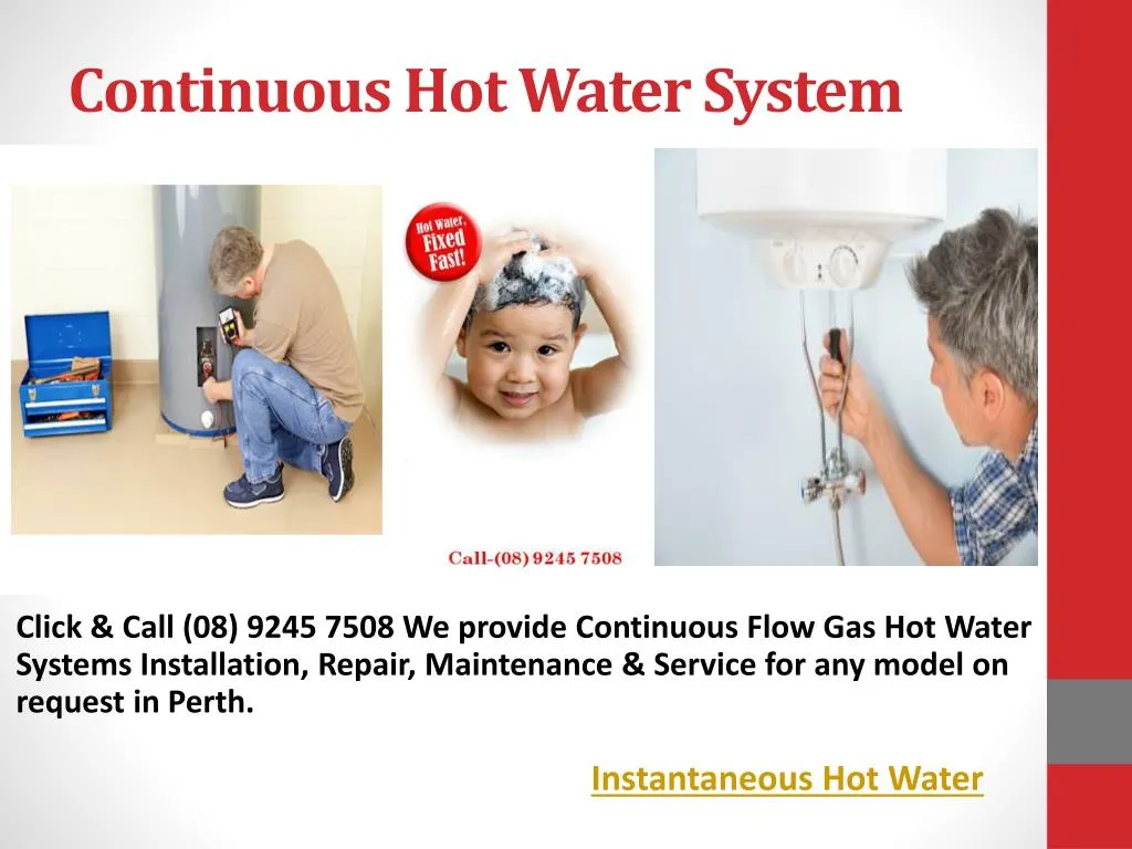 continuous hot water system