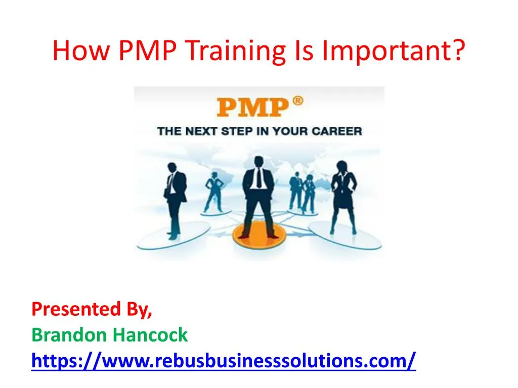 how pmp training is important