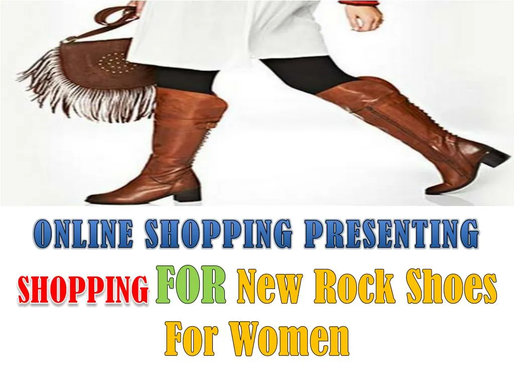 online shopping presenting shopping for new rock shoes for women