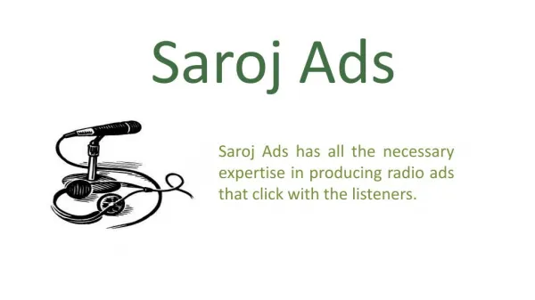 Radio Ad & Advertisement Agency, Services in Chennai, Delhi, Bangalore, Hyderabad, India