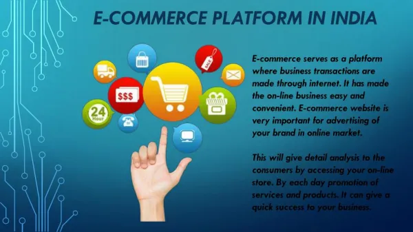 E-commerce platform in India