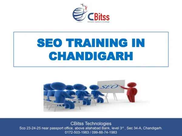 SEO Training in Chandigarh, SEO Course in Chandigarh, SEO Training institute in Chandigarh, SEO Coaching in Chandigarh,