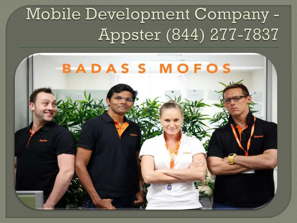 mobile development company appster 844 277 7837