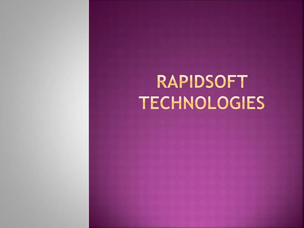 rapidsoft technologies