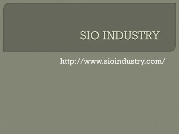 Ball Valve Manufacturer - SIO Industry
