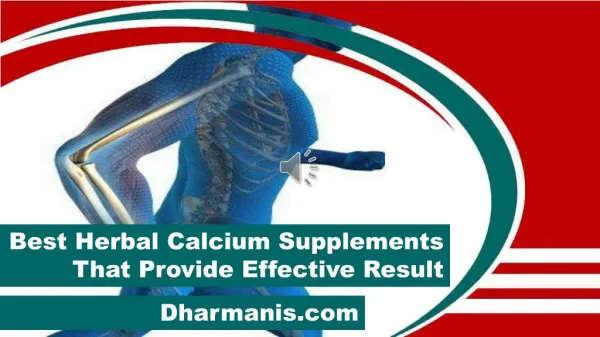 Best Herbal Calcium Supplements That Provide Effective Result