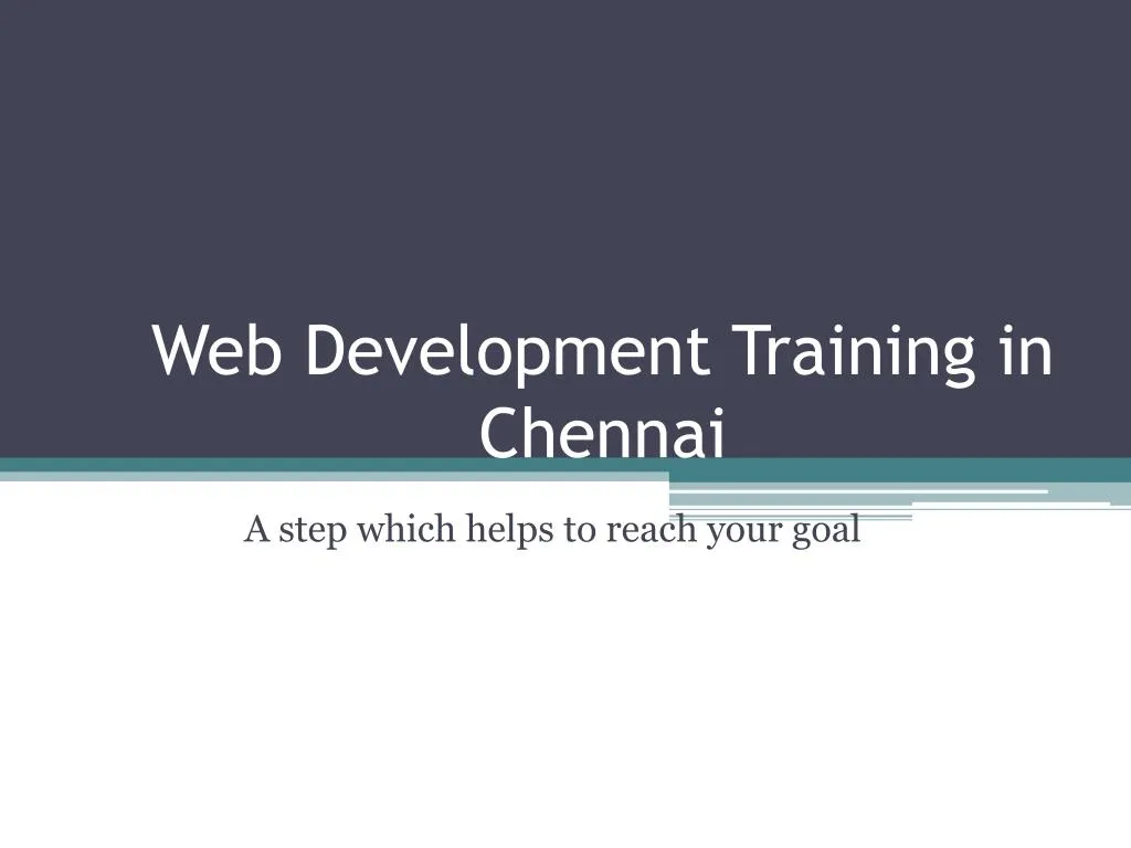 web development training in chennai