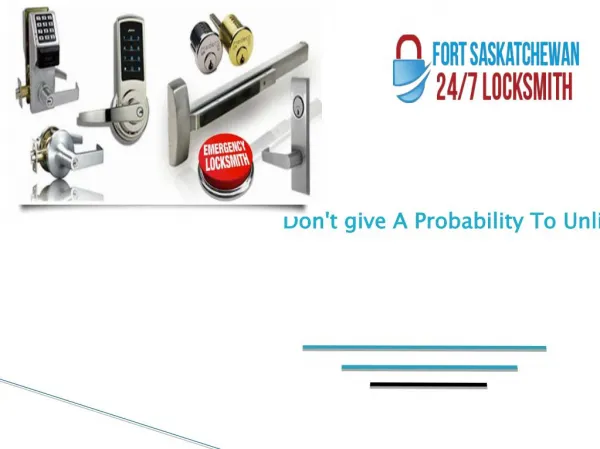 Commercial and Residential locksmith Services in Fort Saskatchewan
