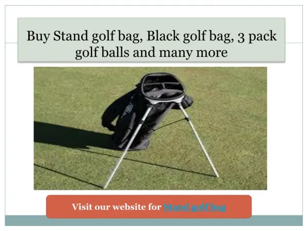 Buy Stand Golf Bag
