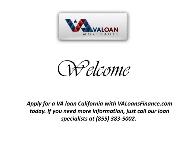 VA Loans California