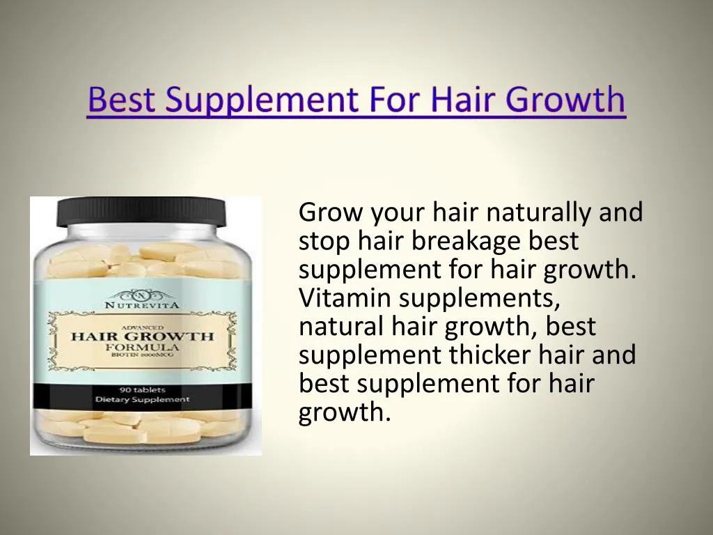 b est supplement for hair growth