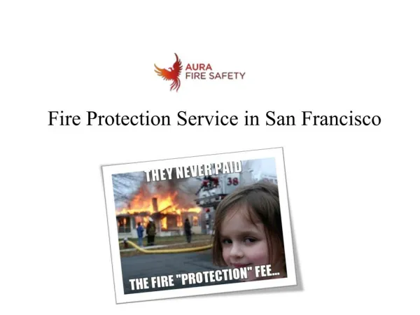 Fire Protection Service in San Francisco