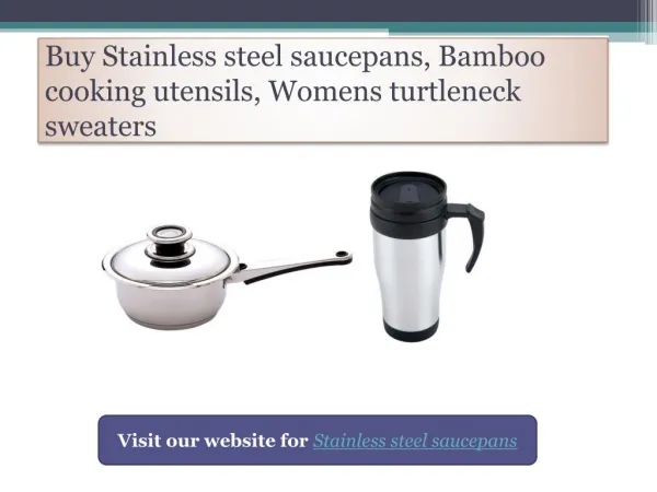 Best stainless steel saucepans
