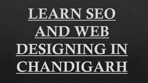 Learn SEO and Web Designing Course in Zirakpur.