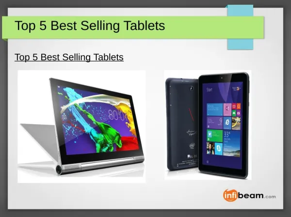 Top 5 Best Selling Tablets