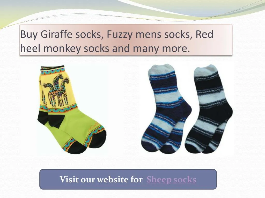 buy giraffe socks fuzzy mens socks red heel monkey socks and many more