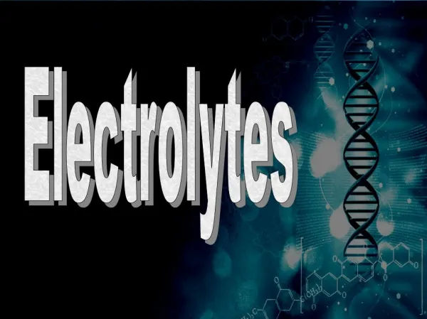 Electrolytic Chemicals