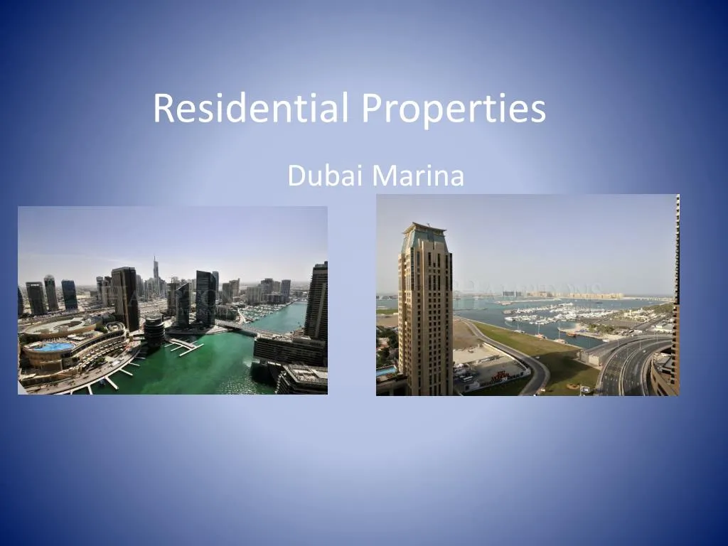 residential properties