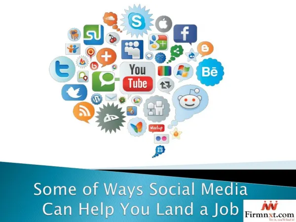 Some of Ways Social Media Can Help You Land a Job