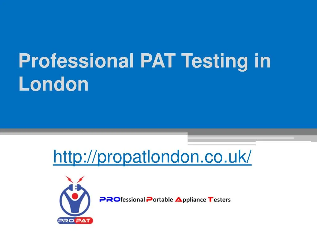 professional pat testing in london