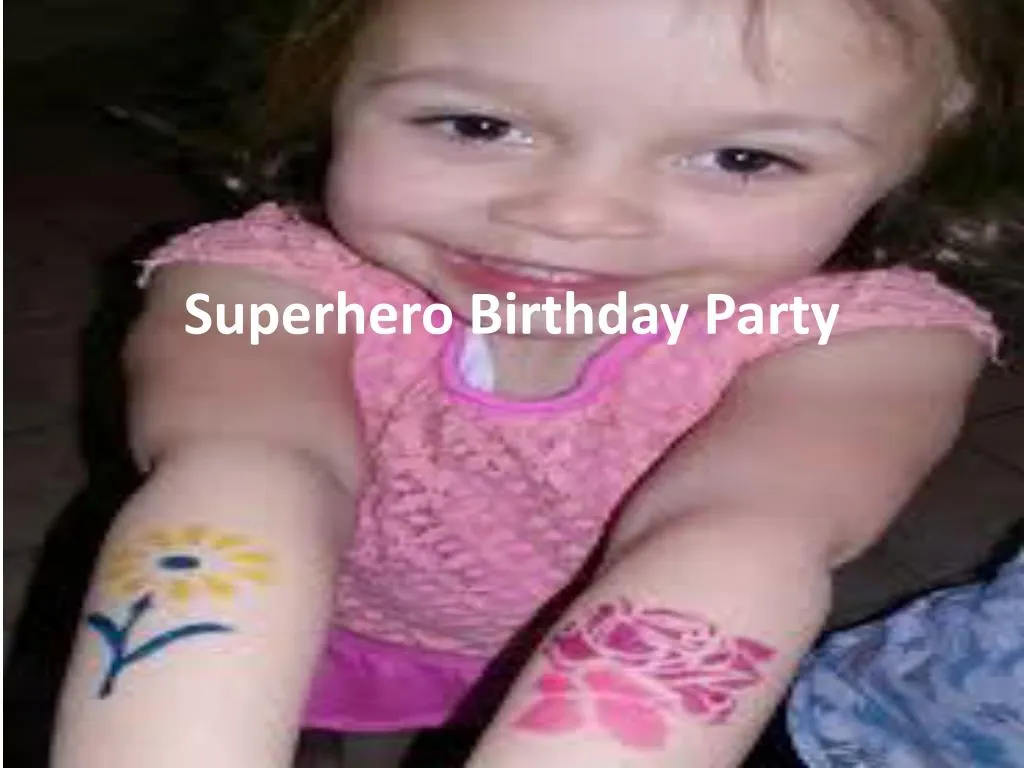 superhero birthday party