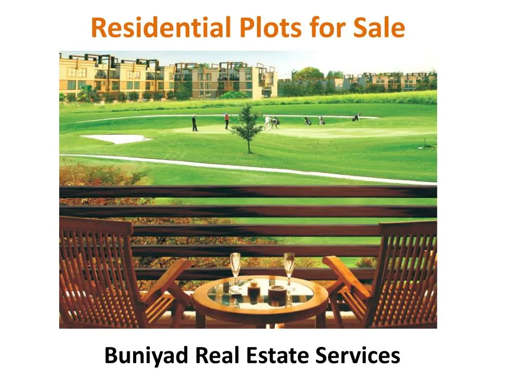 residential plots for sale