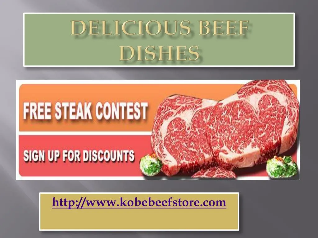 delicious beef dishes