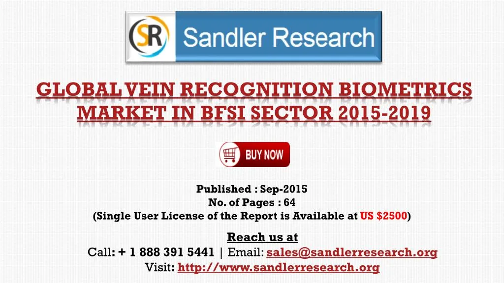 global vein recognition biometrics market in bfsi sector 2015 2019