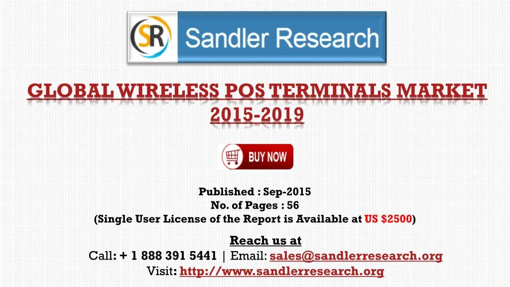 global wireless pos terminals market 2015 2019