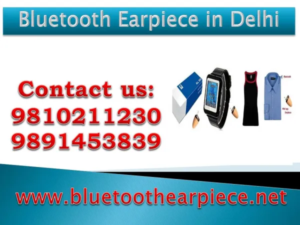 Bluetooth Earpiece in Delhi,9810211230