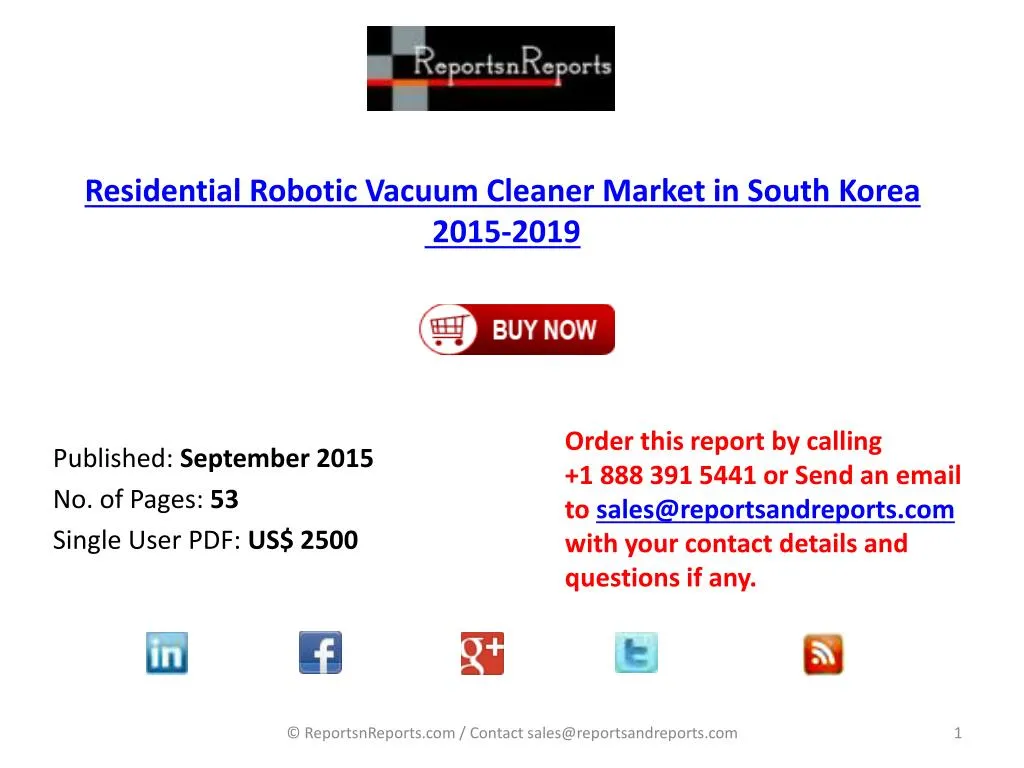 residential robotic vacuum cleaner market in south korea 2015 2019