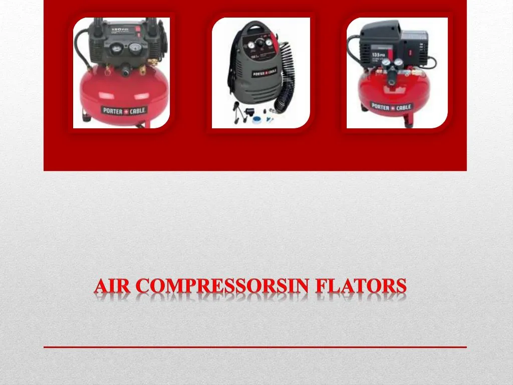 air compressorsin flators