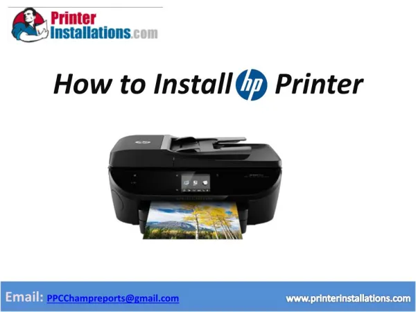 HP Printer Installation Support