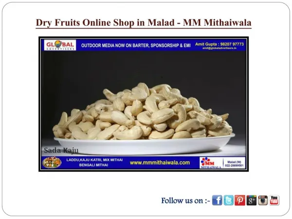 Dry Fruits Online Shop in Malad - MM Mithaiwala
