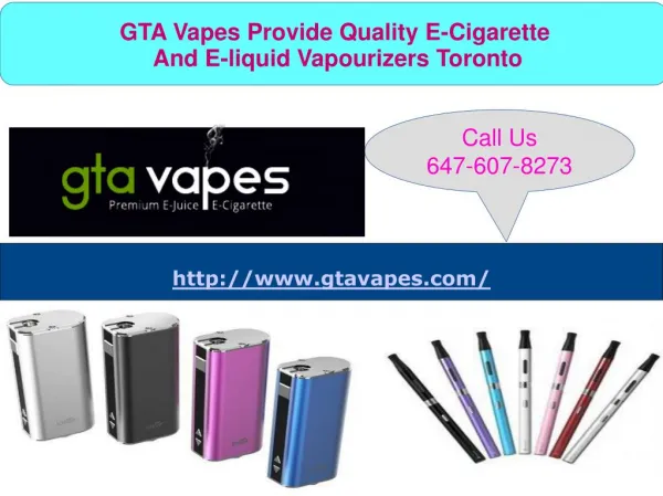 Reasonable E-Cigarettes Online Store In Toronto