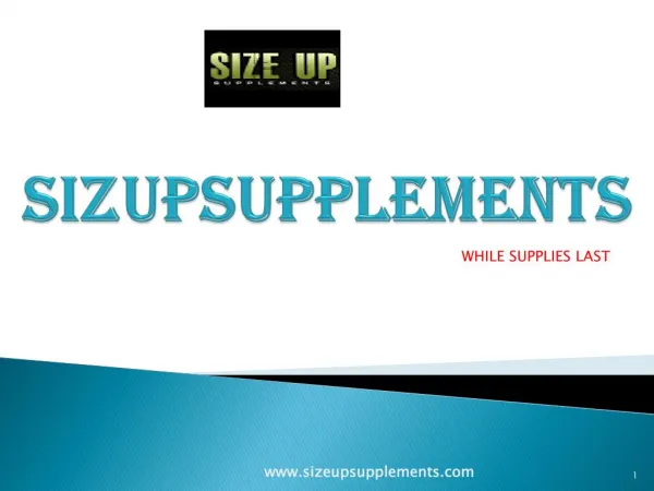 Size Up Supplements