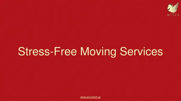 Stree Free Moving Services
