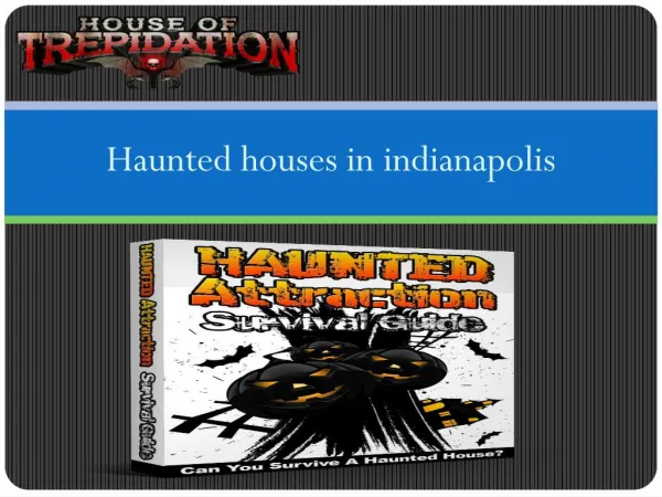 Indianapolis haunted houses